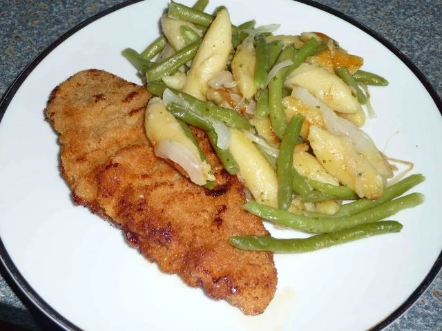 Schupfnudelpfanne mit Bohnen - Rezept