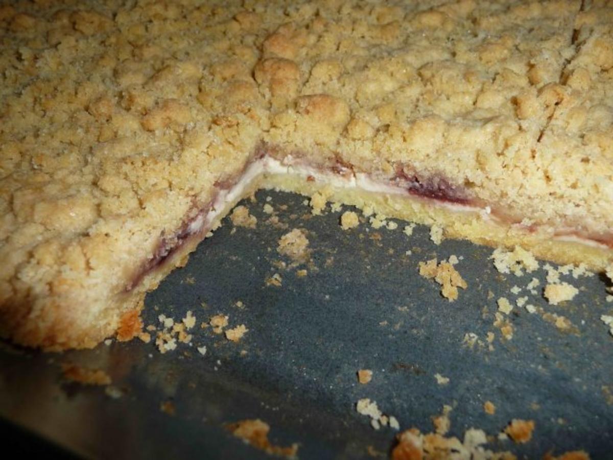 Frischkäse-Streusel-Blech - Rezept