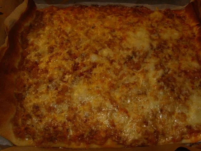 Rezept: Pizza mit Sauerkraut und Hackfleisch Bild Nr. 6 Pizza mit Sauerkraut und Hackfleisch - Rezept - Bild Nr. 6