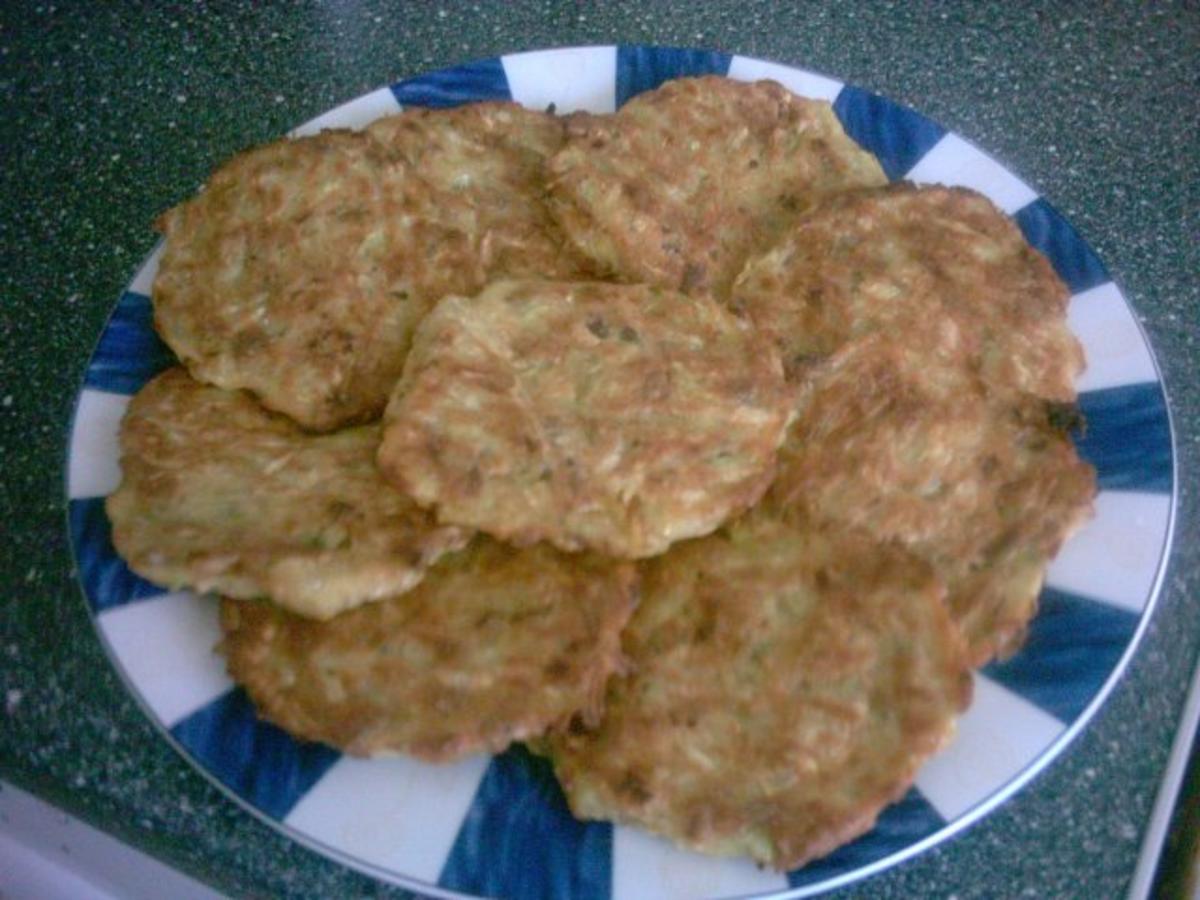 Bilder für Zucchinipuffer Hatte 2 Zucchinis, die verwertet werden mussten... - Rezept