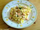 Bandnudeln mit Lachssahne - Rezept