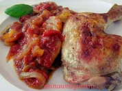 Hähnchenkeulen auf doppelten Boden - Rezept