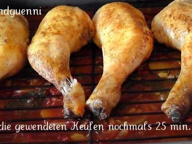 Hähnchenkeulen auf doppelten Boden - Rezept - Bild Nr. 9