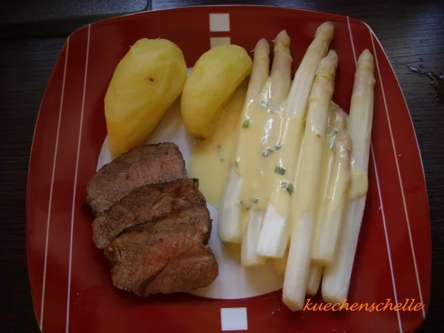 Rezept: Rostbeef mit Spargel Rostbeef mit Spargel - Rezept