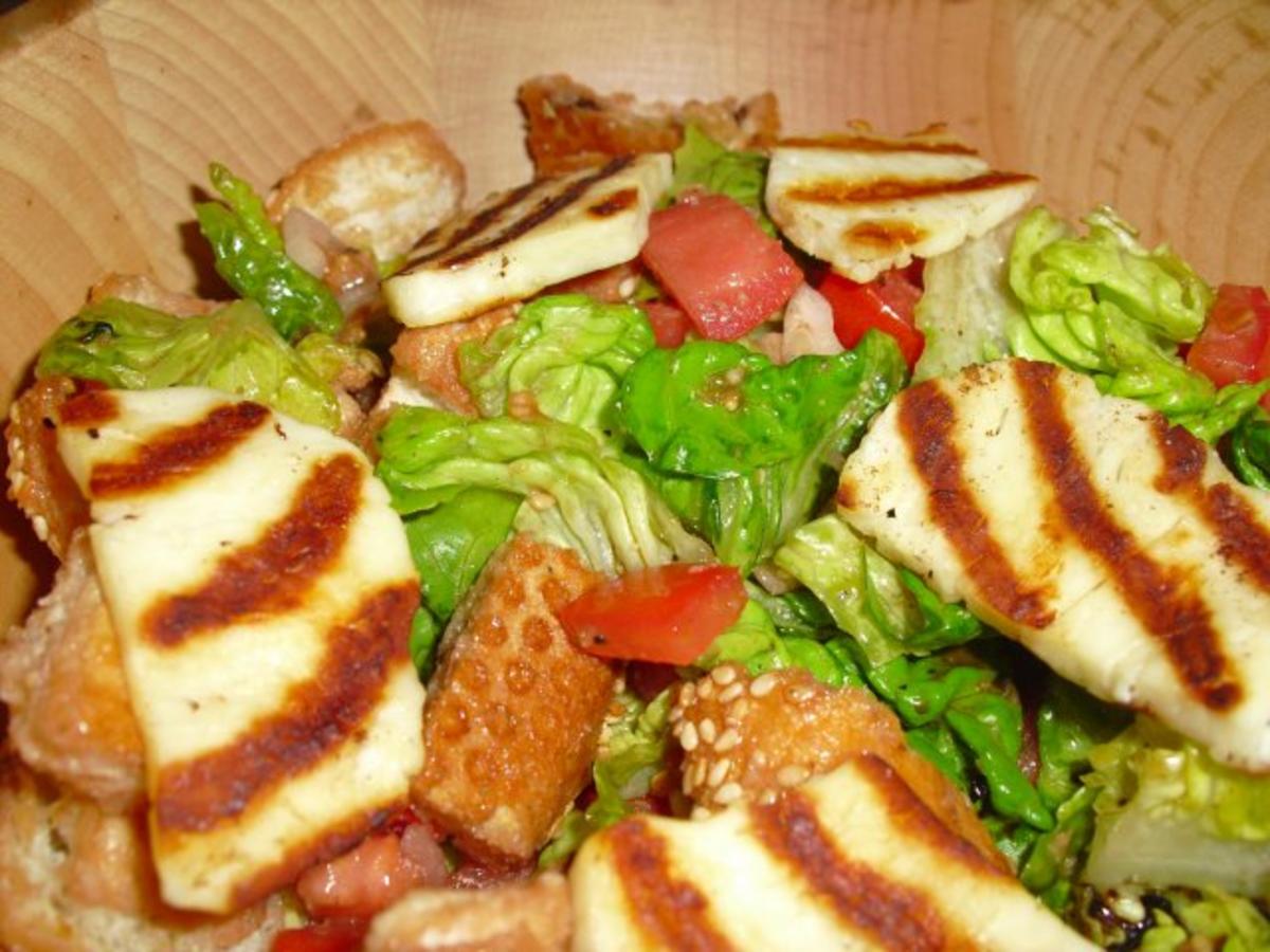 Panzanella mit Haloumi - Rezept - Bild Nr. 6