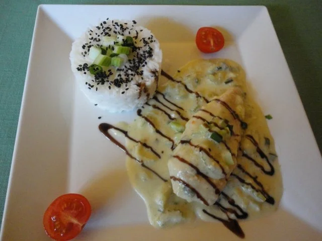 Guddis Hühnchen in Frühlingszwiebel Sauce - Rezept