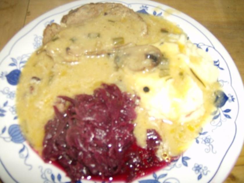 Hackbraten mal anders mit viel Soße - einfach - von moniundpeter