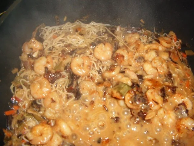 Chinapfanne mit Riesengarnelen - Rezept - Bild Nr. 8