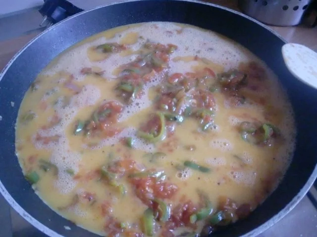 Rezept: Menemen / original türkisches Rührei Bild Nr. 8 Menemen / original türkisches Rührei - Rezept - Bild Nr. 8