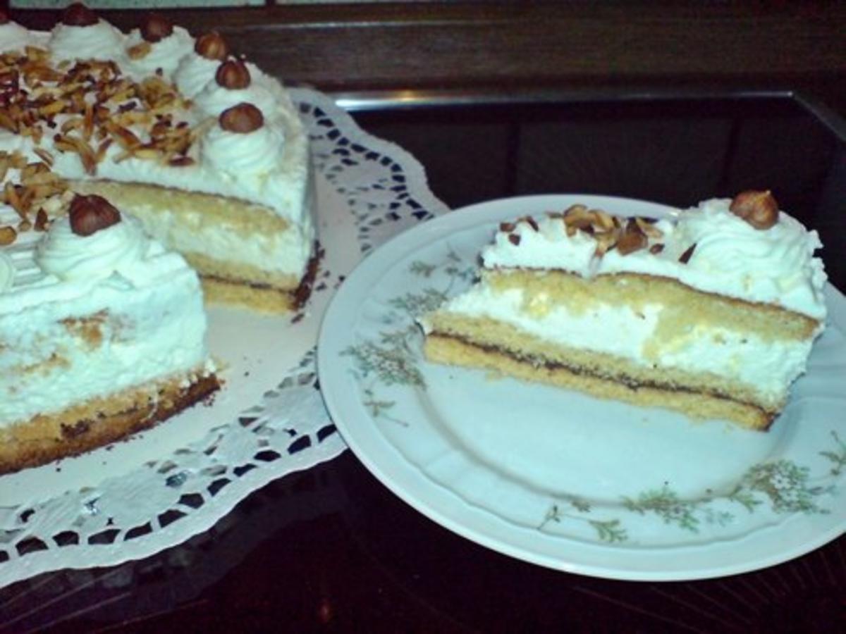 Kuchen Sahne Nuß Torte - 276 kcal/100g