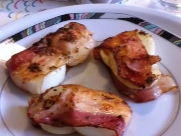 Rezept: Eier in der Baconfalle Eier in der Baconfalle - Rezept