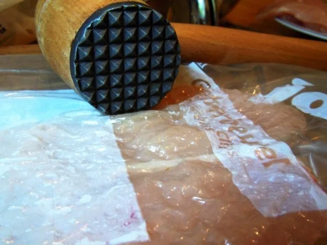 Parmesan-Hähnchen mit Tomatensauce und Basmatireis - Rezept - Bild Nr. 5