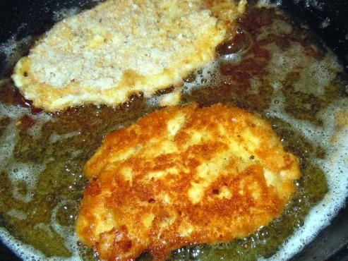 Parmesan-Hähnchen mit Tomatensauce und Basmatireis - Rezept - Bild Nr. 7