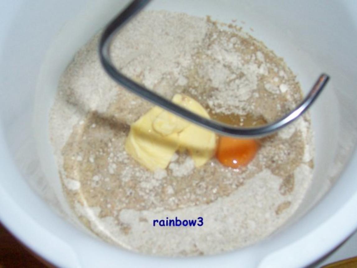 Backen: Flower Power Brötchen - schnell &amp; einfach - von rainbow3