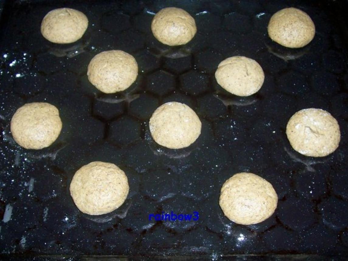 Backen: Flower Power Brötchen - schnell &amp; einfach - von rainbow3