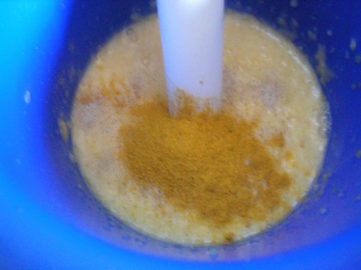 Hähnchenspieße mit Mango-Joghurt-Curry-Sauce - Rezept - Bild Nr. 4