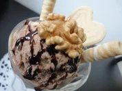 Knusper Walnuß Eis - Rezept