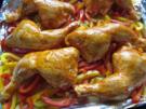 Paprikahähnchen mit Ofenkartoffeln - Rezept