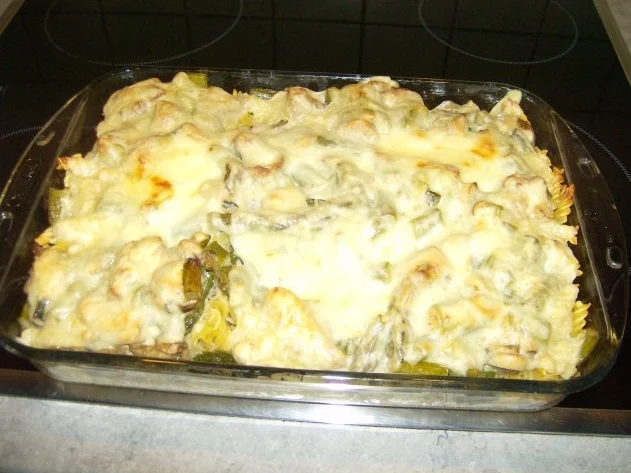 Nudelauflauf Resteverwertung - Rezept