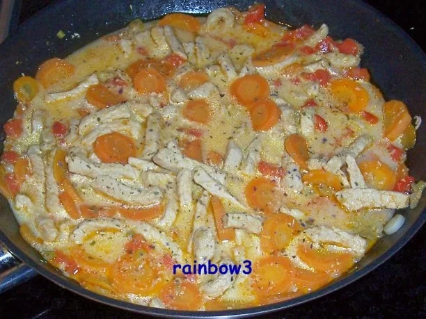 Kochen: Schweine-Geschnetzeltes mit Gemüse - Rezept - Bild Nr. 7