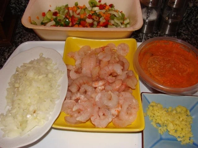 Rezept: Fisch : - Gemüserisotto mit Langostinos Bild Nr. 3 Fisch : - Gemüserisotto mit Langostinos - Rezept - Bild Nr. 3