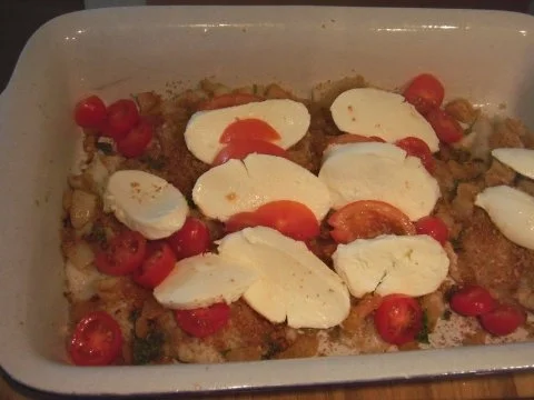 Schollenfilet mit Tomate und Mozzarella - Rezept - Bild Nr. 3