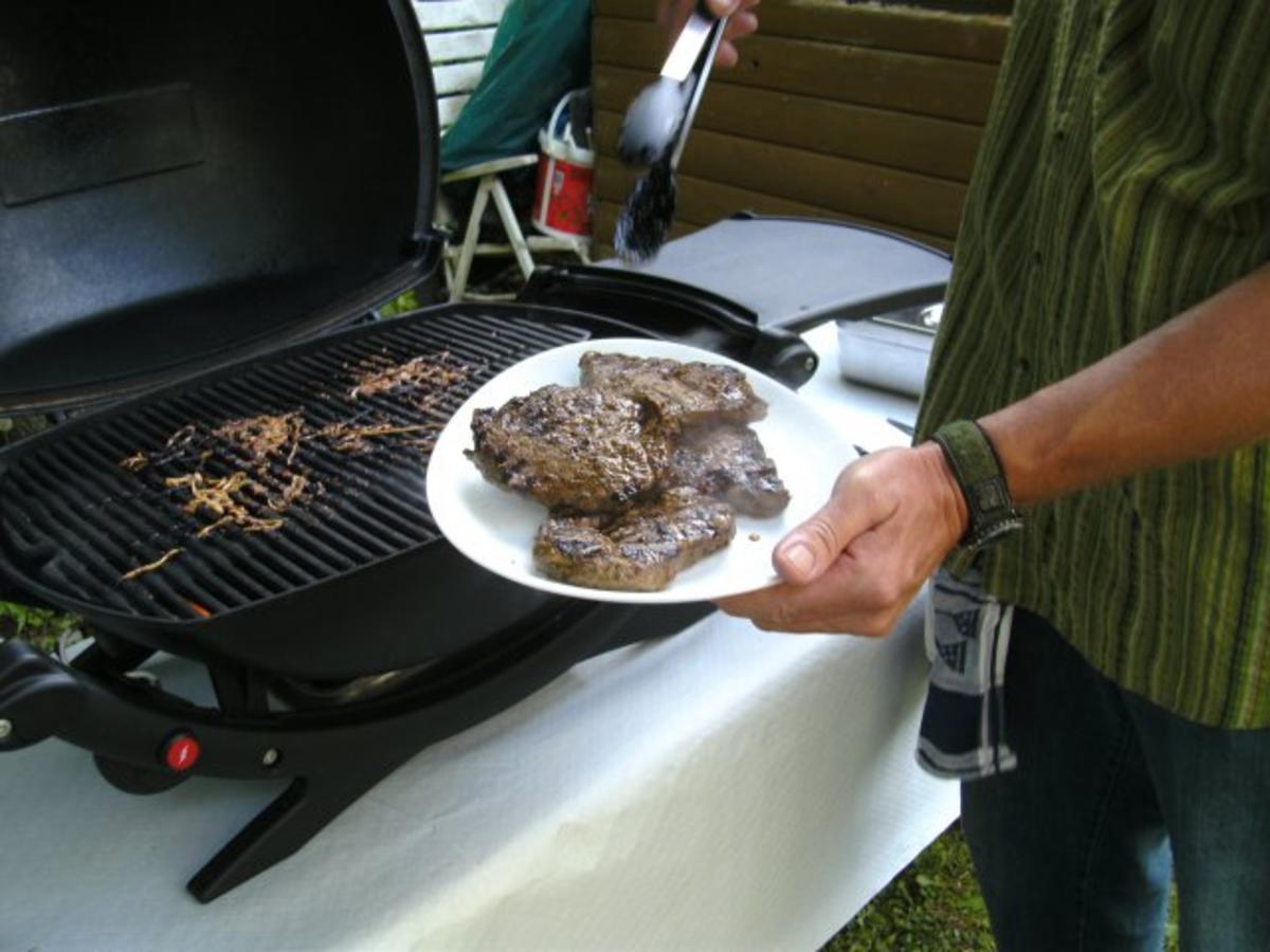 Bilder für Pferdesteaks vom Grill Rezept