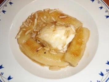 Flambierte Banane - Rezept