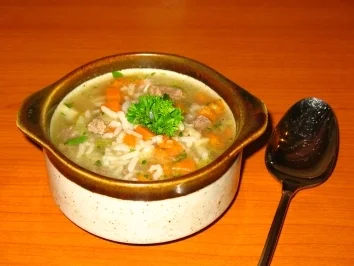 Reissuppe - mal nicht indisch - Rezept