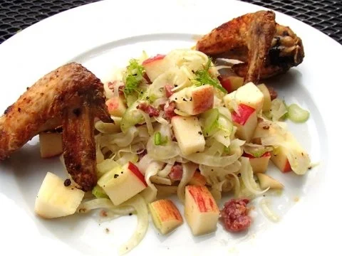 Fenchel - Apfelsalat mit Speck - Rezept - Bild Nr. 5