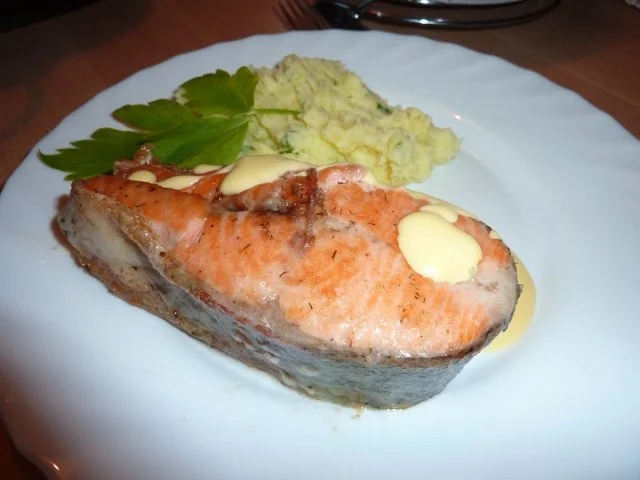 Fisch: Lachsforellensteak gebraten - Rezept - Bild Nr. 10