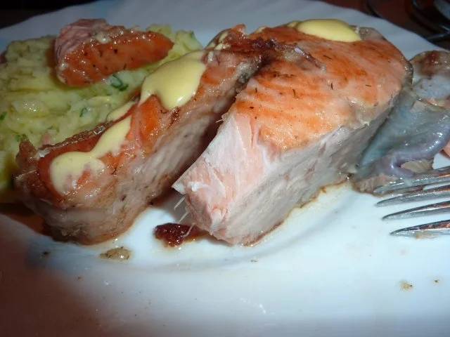 Fisch: Lachsforellensteak gebraten - Rezept - Bild Nr. 12