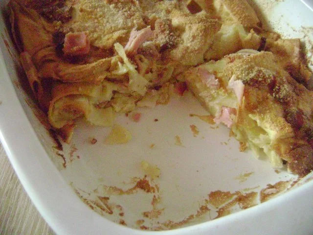 Rezept: Schinkenfleckerl - ein super Schinkenauflauf Bild Nr. 10 Schinkenfleckerl - ein super Schinkenauflauf - Rezept - Bild Nr. 10