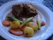 Lammkeule mit Roquefortkruste - Rezept