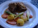 Lammkeule mit Roquefortkruste - Rezept