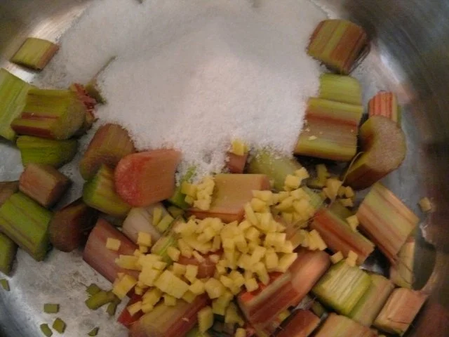 Rezept: Rhabarber-Ingwer-Marmelade Bild Nr. 4 Rhabarber-Ingwer-Marmelade - Rezept - Bild Nr. 4