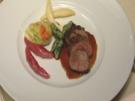 Rehrücken mit bunten Schupfnudeln und Karotten im Wirsingtäschle - Rezept