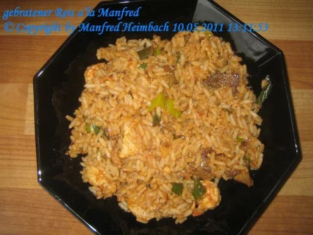 Reis - gebratener Reis a’la Manfred - Rezept - Bild Nr. 2