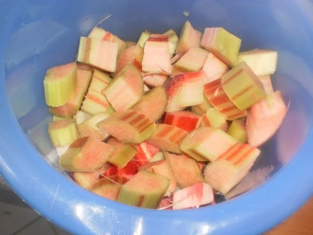 Rezept: Rhabarber-Baiser-Kuchen Bild Nr. 3 Rhabarber-Baiser-Kuchen - Rezept - Bild Nr. 3