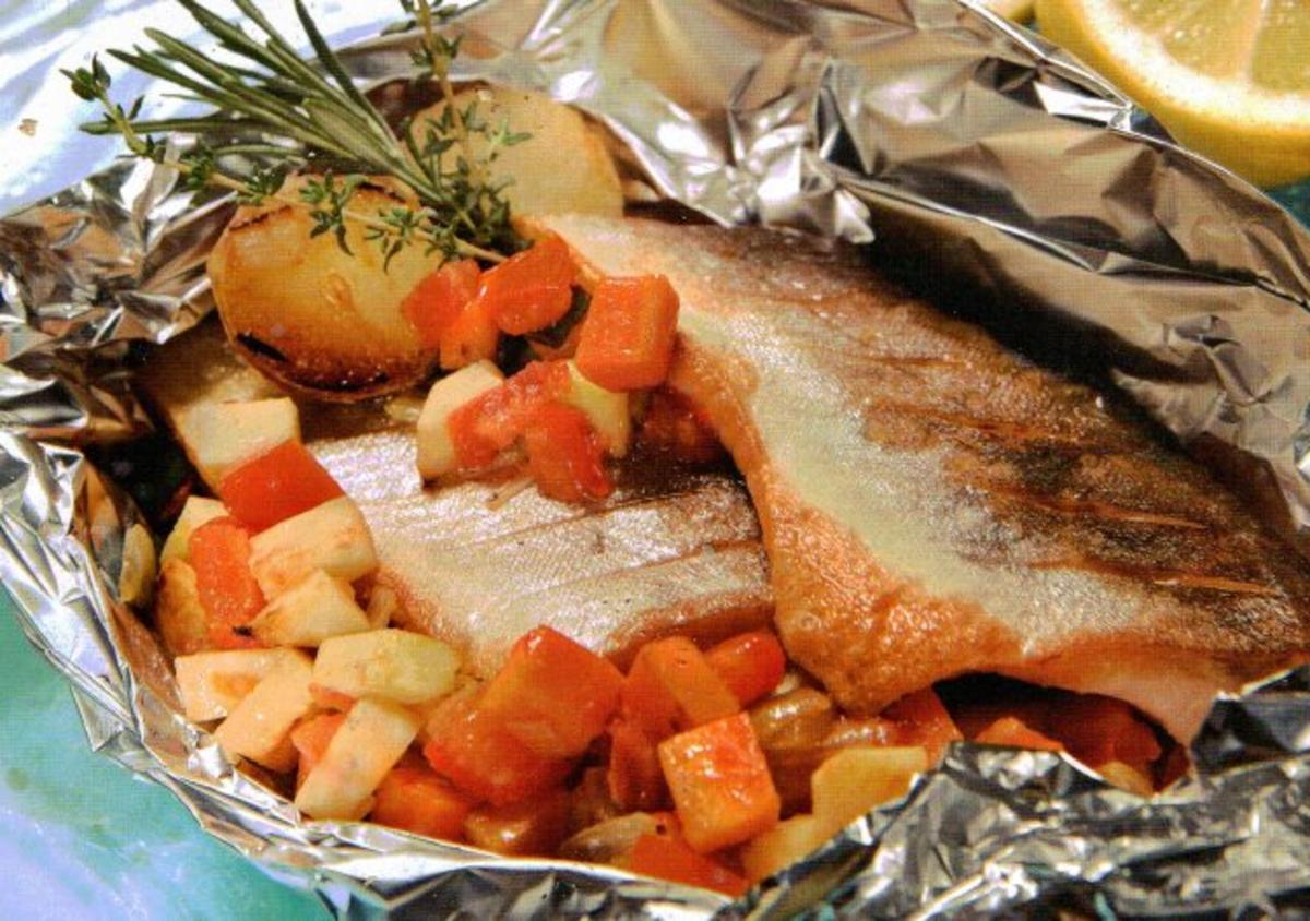 Saibling Gebratener Mahlzeit Spar Rezept