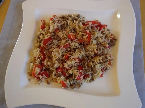 Scharfes Rind mit Paprika - Rezept