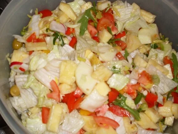 Der-Alles-was-da-war-SALAT... - Rezept - Bild Nr. 2