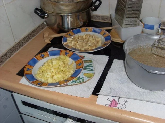 Apfel - Bananen - Sandtorte - Rezept - Bild Nr. 2