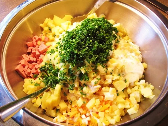 Rezept: Kartoffelsalat festlich ... Bild Nr. 4 Kartoffelsalat festlich ... - Rezept - Bild Nr. 4