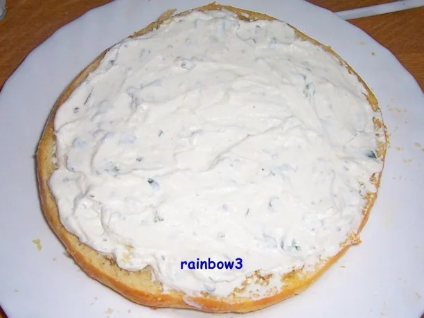 Zwischensnack: Fladenbrot mit Kräuter-Käse überbacken - Rezept - Bild Nr. 5