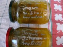 Orangen-Ingwer-Konfitüre mit Zitronenmelisse - Rezept