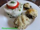 Gemüse:   CHAMPIGNON gefüllt mit Hack - Rezept