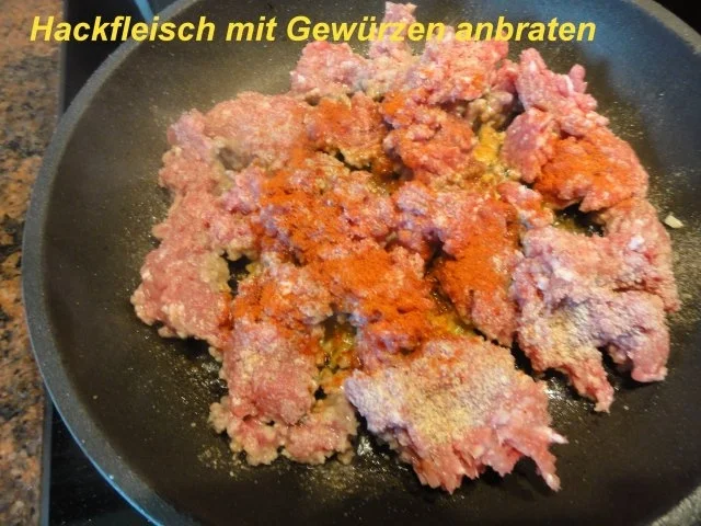 Rezept: Gemüse: CHAMPIGNON gefüllt mit Hack Bild Nr. 6 Gemüse: CHAMPIGNON gefüllt mit Hack - Rezept - Bild Nr. 6