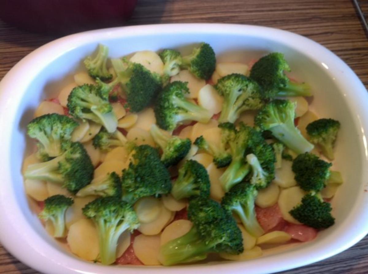 "HAUPTGERICHT" Broccoli-Kartoffel-Gratin mit Putenschnitzel - Rezept - Bild Nr. 6
