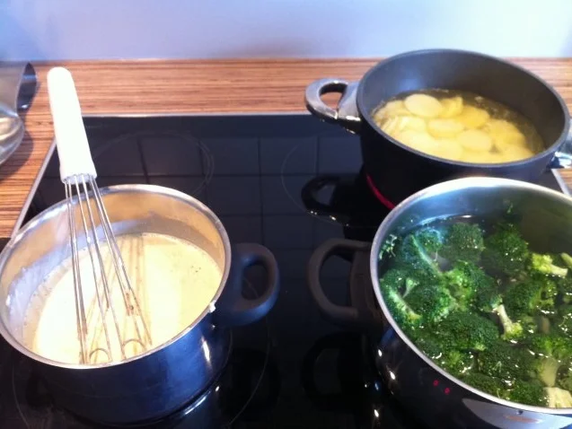 "HAUPTGERICHT" Broccoli-Kartoffel-Gratin mit Putenschnitzel - Rezept - Bild Nr. 3